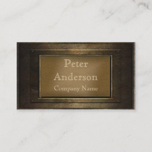 Carte De Visite Structure en bronze