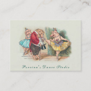 Carte De Visite Studio de danse de Vintag/carte de visite drôles