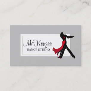 Carte De Visite Studio de danse professionnel, entreprise d'instru