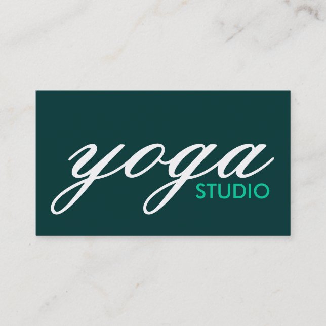Carte De Visite studio de yoga (Devant)