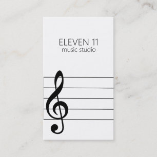 Carte De Visite Studio d'enregistrement de musique professionnelle