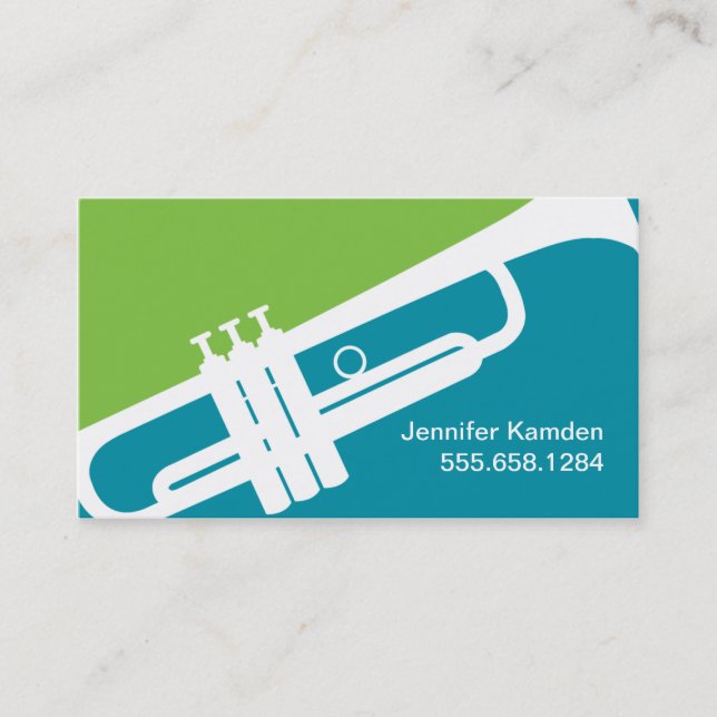 Carte De Visite Studio d'instruments de musique pour les professeu (Devant)
