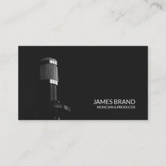 Carte De Visite Studio microphone