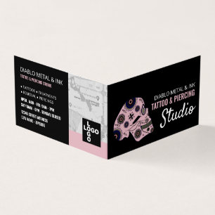 Carte De Visite Studio Tatouage & Piercing Corps, Rendez-vous