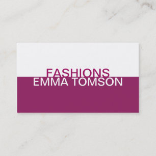 Carte De Visite Style contemporain (fuchsia)