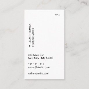 Carte De Visite Style de branding minimaliste rose poussiéreux fém