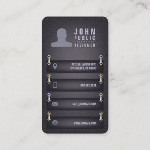 Carte De Visite Style de structure du concepteur