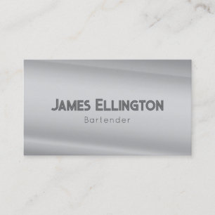 Carte De Visite Style Déco Minimaliste   Perle d'Argent