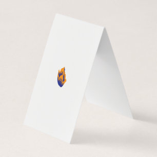 Carte De Visite Style Décoratif, Vert Bleu Foncé, Bataille