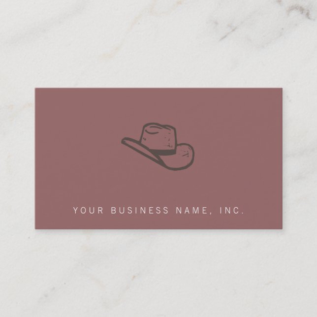 Carte De Visite Style foncé d'impression typographique de (Devant)