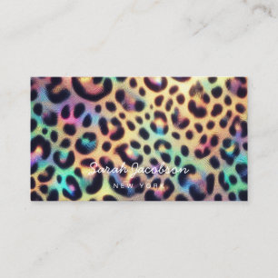 Carte De Visite Style Luxueux Opale Iridescent de Luxe
