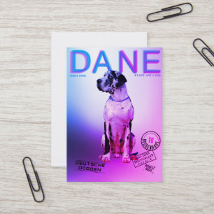 Carte De Visite Style Magazine Grande Dane