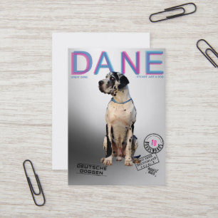 Carte De Visite Style Magazine Grande Dane