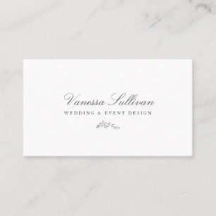 Carte De Visite Style Mariage d'accentuation florale léger