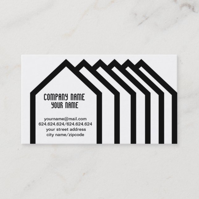 Carte De Visite Style minimal d'aspect exclusivement original (Devant)