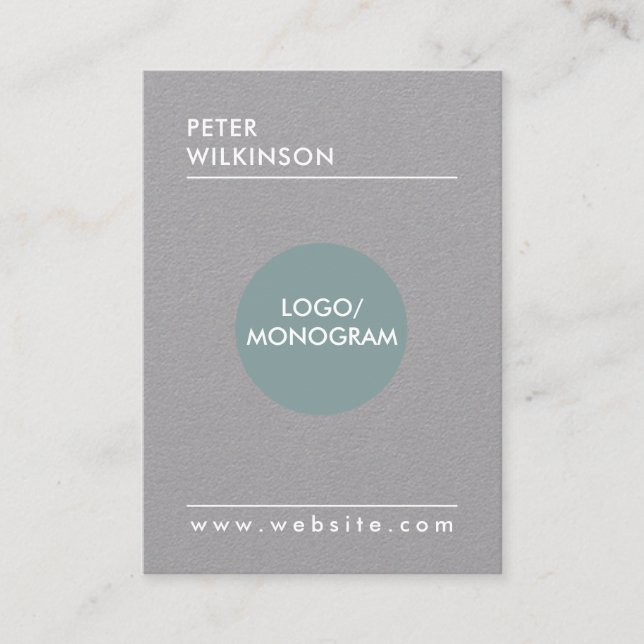 Carte De Visite Style minimaliste professionnel (Devant)