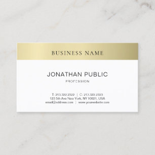 Carte De Visite Style moderne élégant minimaliste sobre tendance o