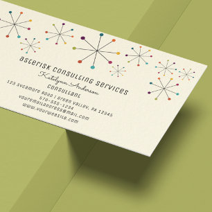 Carte De Visite Style moderne et rétro Vintage