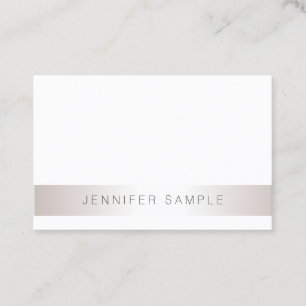 Carte De Visite Style moderne minimaliste Plain Salon tendance