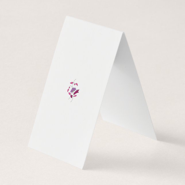 Carte De Visite Style Ndrrmc, Purple Doux, Jazzberry Jam (Dos)