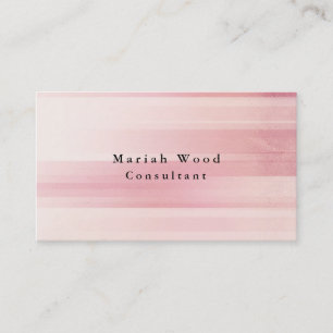 Carte De Visite Style professionnel rose Texture tendance