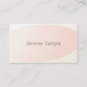 Carte De Visite Style Rose rose moderne minimaliste tendance Luxe