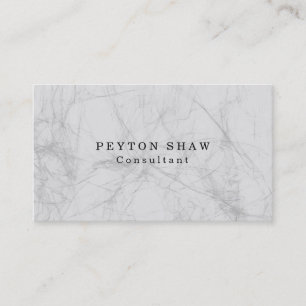 Carte De Visite Style simple gris professionnel