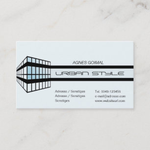 Carte De Visite Style Urban