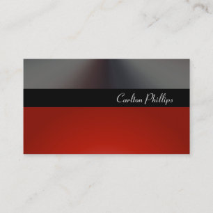 Carte De Visite Stylisme+Classy Maroon+Faux Metallic