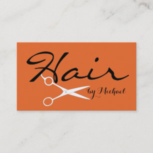 Carte De Visite Styliste cheveux Elegant Proep Carrot Arrière - p