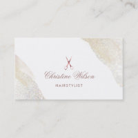 styliste de ciseaux d'or faux rose