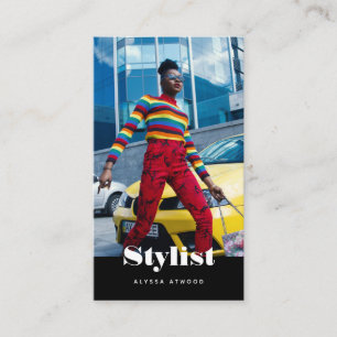 Carte De Visite Styliste de la typographie moderne et branchée