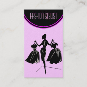 Carte De Visite Styliste de mode mannequin