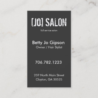 Carte De Visite Styliste de propriétaire de salon