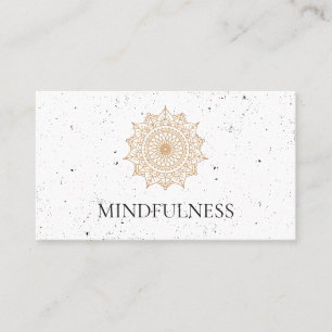 Carte De Visite Styliste Motif naturel texture tachetée