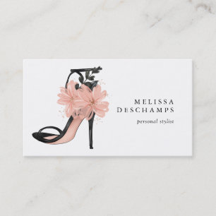 Carte De Visite Styliste personnel de mode d'illustration élégan