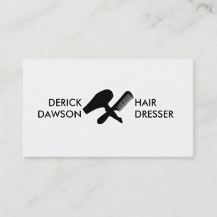 Carte De Visite Styliste Salon Salon Barber Shop