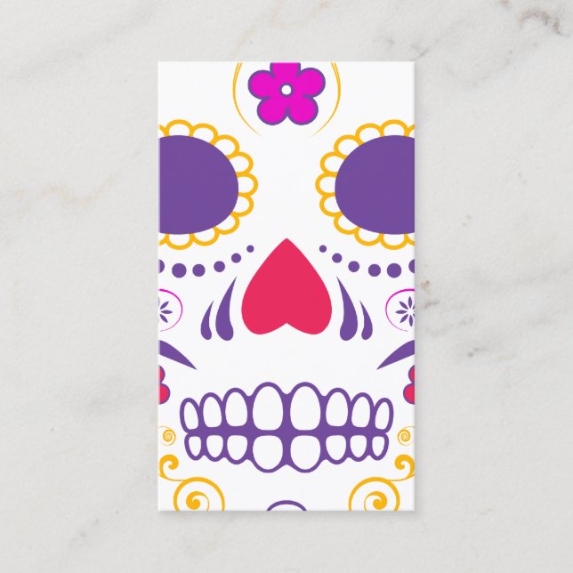 Carte De Visite sucre skullz : 1 (Devant)