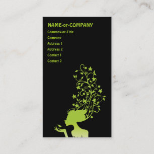 Carte De Visite sucre vert