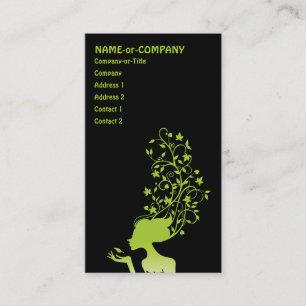 Carte De Visite sucre vert