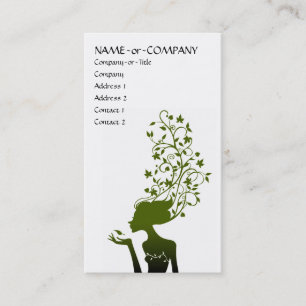 Carte De Visite sucre vert