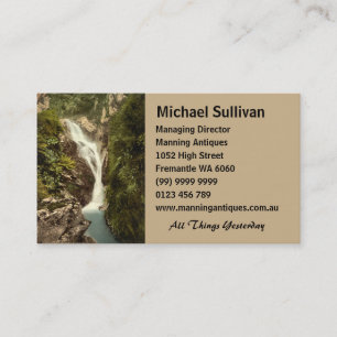 Carte De Visite Sulby Glen Upper Falls, Ramsey, Île de Man