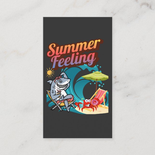 Carte De Visite Summer Feeling (Devant)