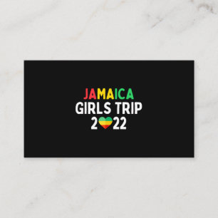 Carte De Visite Summer Group Vacances Pour Femmes Jamaïque Girls T