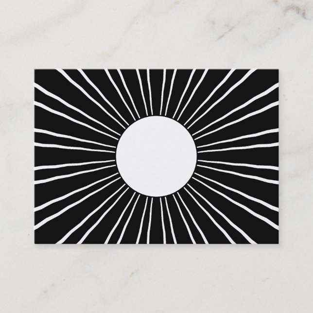 Carte De Visite Sunburst 03 (Devant)
