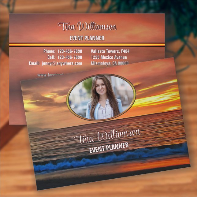 Carte De Visite Sunset 1577 QR Code (Créateur téléchargé)