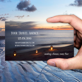 Carte de visite Sunset Beach Travel