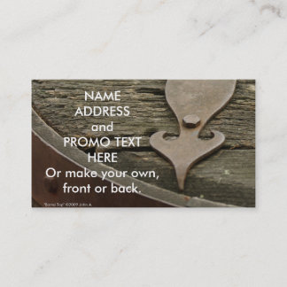 Carte de visite supérieur de baril