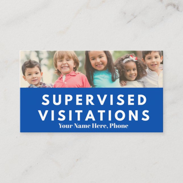 Carte De Visite Supervised Visitations (Devant)