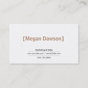 Carte De Visite Supports (taupe)